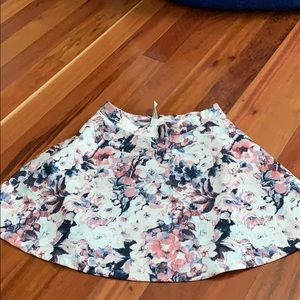 Floral skater skirt